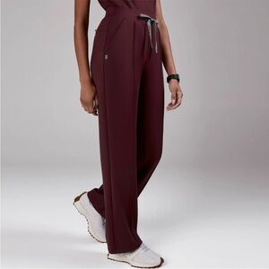 FIGS High Waisted Isabel Wide Leg Scrub Pants Size M Women’s